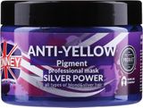 Ronney maska SILVER POWER 300ml Anti-Yellow Pigment maska eliminuje žltkastý odtieň vlasov