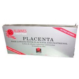ALLWAVES Placenta Lotion - ampulky z placenty a panthenolu proti vypadávaniu vlasov 12x10ml
