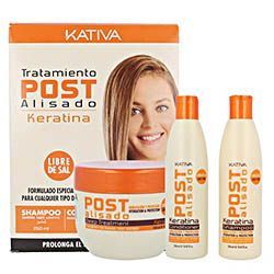Darčeková sada Kativa/Keratin - šampón keratín 250ml + kondicionér keratín 250ml + hĺbková starostlivosť Keratin 250ml