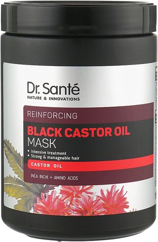 Dr. Santé Black Castor oil maska 1000ml posilňujúca proti vypadávaniu vlasov
