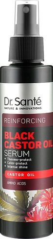 Dr. Santé Black Castor oil sérum 150ml chráni vlasy pri tepelnom stylingu
