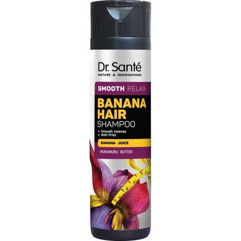 Dr. Santé BANANA 250ml šampón pre intenzívne uhladenie krepatých vlasov1000ml