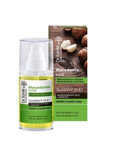 Dr Sante MACADAMIA vlasový olej z makadamie a keratínu pre rekonštrukciu a ochranu vlasov 50ml