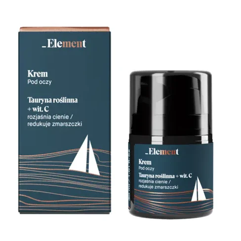 Element Men Eye Cream Rastlinný taurín + vitamín C rozjasňuje tmavé kruhy / redukuje vrásky - 30 ml 