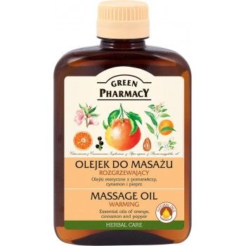 Green Pharmac hrejivý masážný olej 200 ml