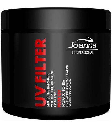 Joanna UV FILTER višňová maska na farbené vlasy 500 ml