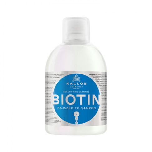 Kallos BIOTIN skrašľujúci šampón na vlasy 1000 ml
