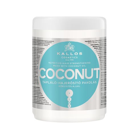 Kallos COCONUT hydratačná maska s kokosovým olejom 1000 ml