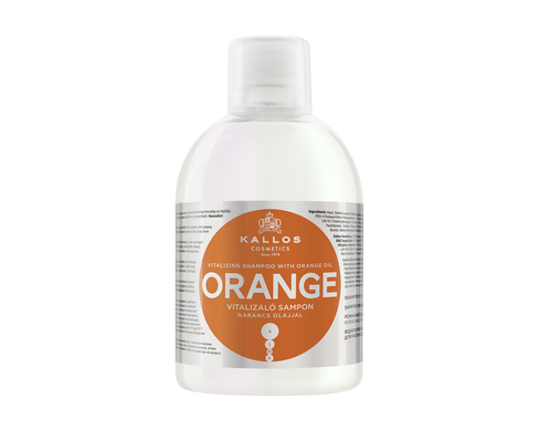 Kallos ORANGE šampón s pomarančovým olejom 1000 ml