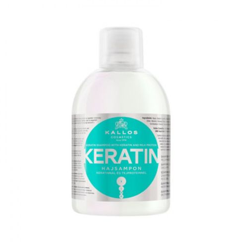 Kallos šampón KERATIN pre suché, poškodené a chemicky ošetrené vlasy 1000 ml.