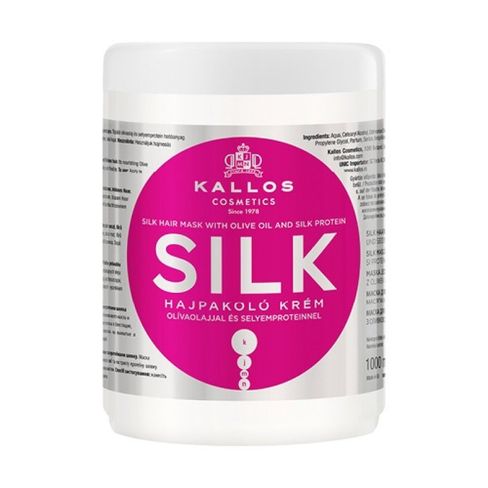 Kallos SILK maska na vlasy s olivovým olejom a proteinom 1000 ml