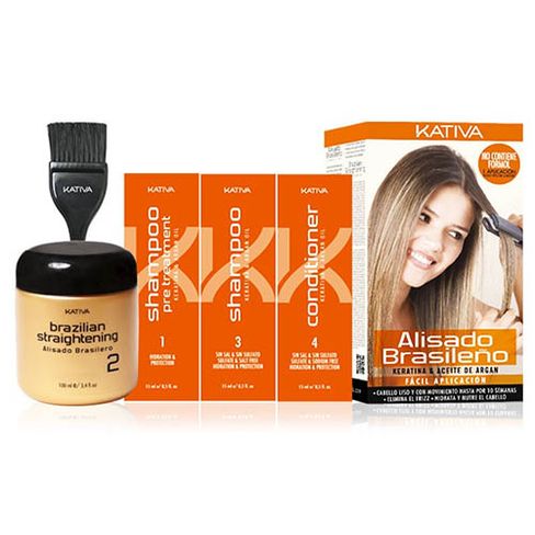 KATIVA - Vyhladzujúca a regeneračné keratínová starostlivosť na vlasy s arganovým olejom a brazílskym keratínom.