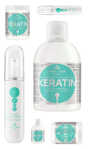 KERATÍNOVÝ SET keratín mlieko 50 ml/keratín šampón 1000 ml/keratín maska 1000 ml