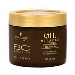 Luxusná ošetrujúca maska - Oil Miracle Gold Shimmer Treatment 150ml