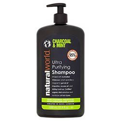 Natural world Charcoal & Mint shampoo 1000 ml