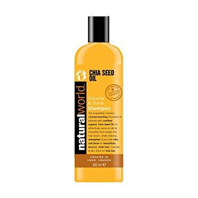 Natural World CHIA SEED OIL VOLUME&SHINE shampoo - 500ml.
