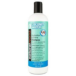 NATURAL WORLD - COCONUT WATER Hydration & Shine Shampoo 500ml - kokosový šampón pre hydratáciu a lesk vlasov