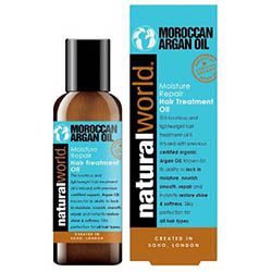 NATURAL WORLD - Moroccan ARGAN OIL 100ml - vlasový arganový olej