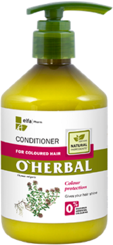 O Herbal TYMIAN kondicionér pre farebné vlasy 500 ml
