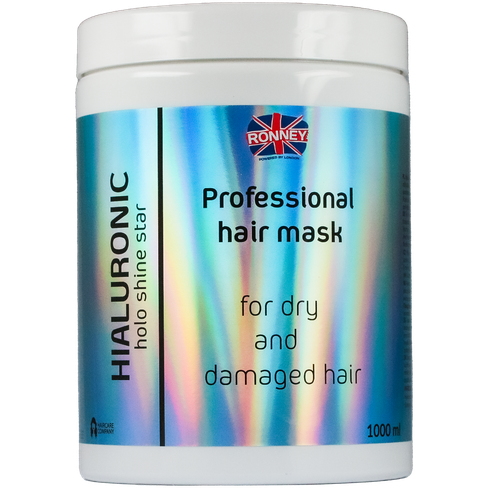 Ronney HOLO maska 1000ml s kyselinou hyalurónovou pre suché a poškodené vlasy