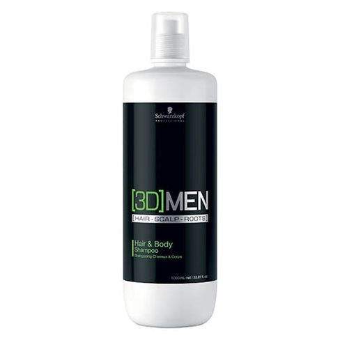 3D MEN vysoko osviežujúci dvojúčelový šampón 1000 ml