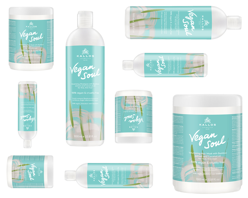 Vegan soul VOLUME šampón + maska pre jemné vlasy 1000 ml